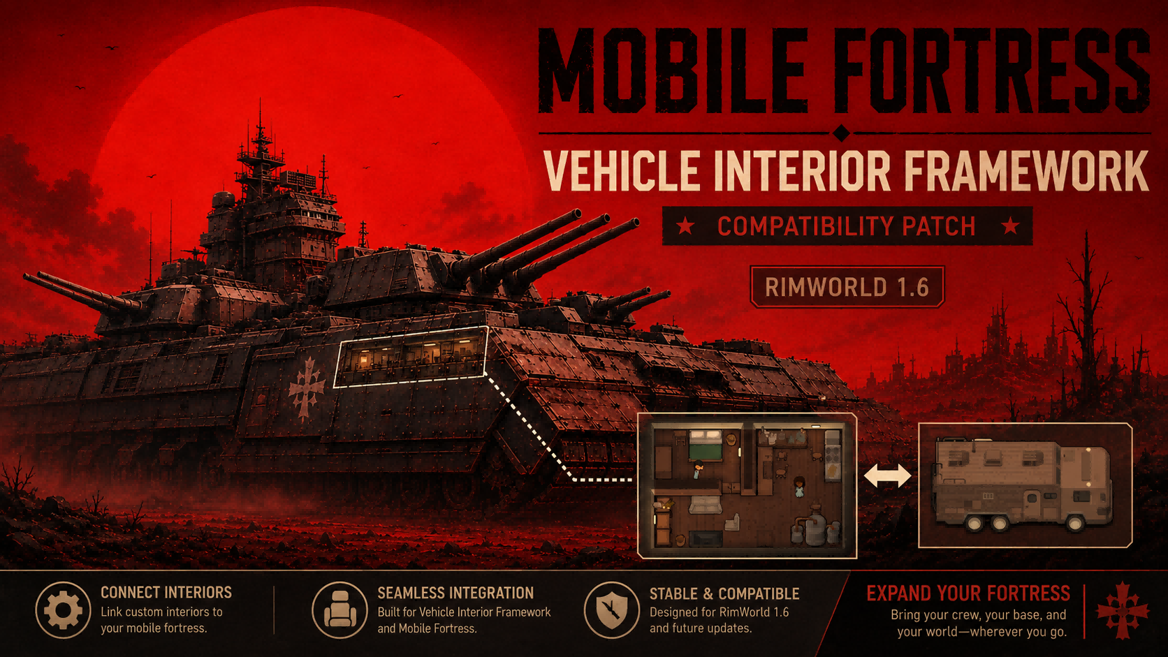 Mobile Fortress - Vehicle Interior Framework Compatibility