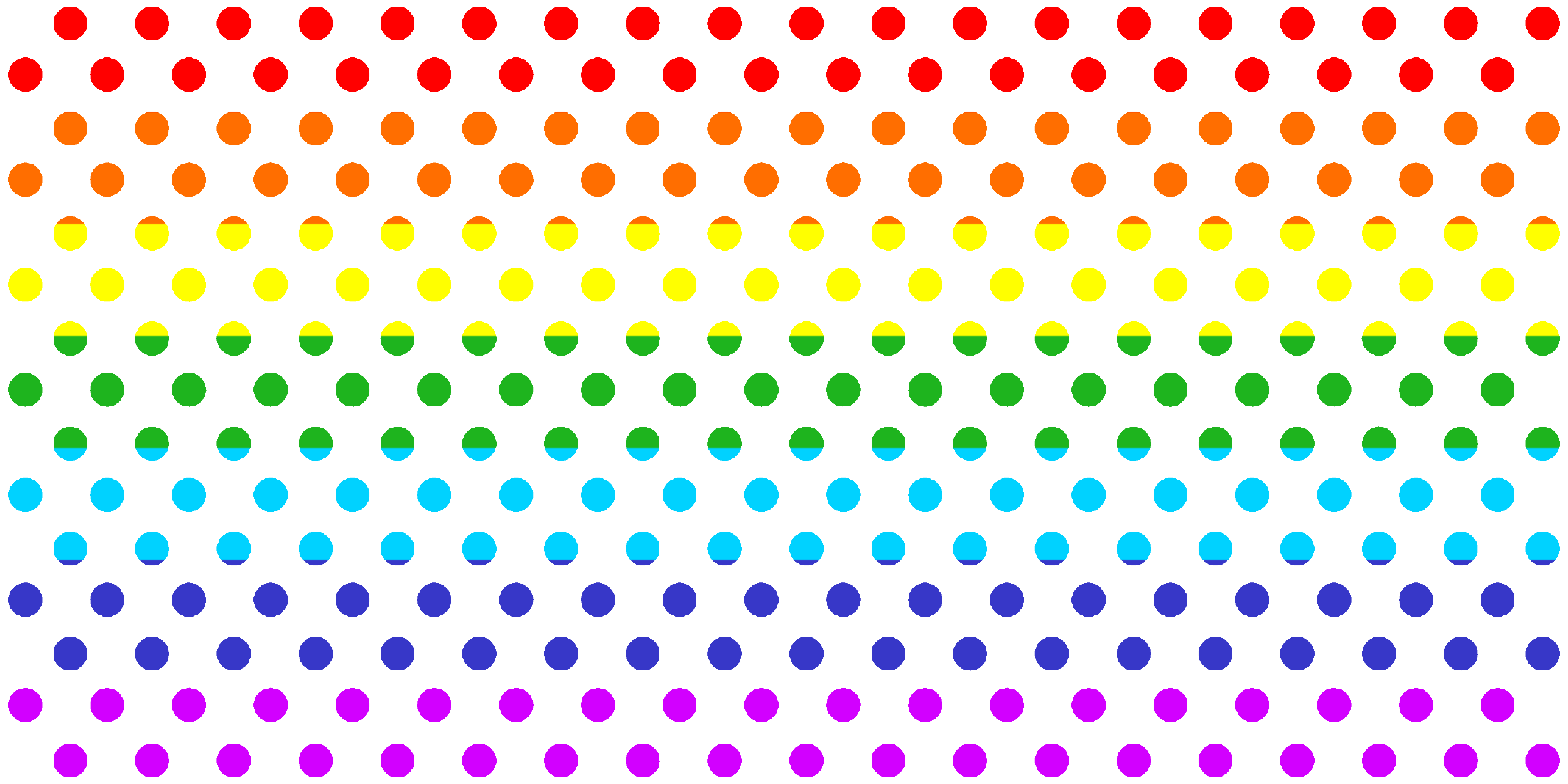 Rainbow dots
