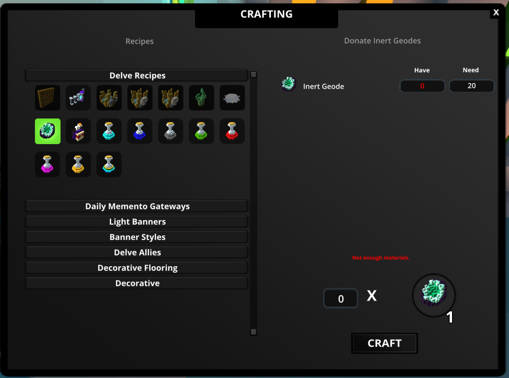 - Obscure UI - Lagless Crafting