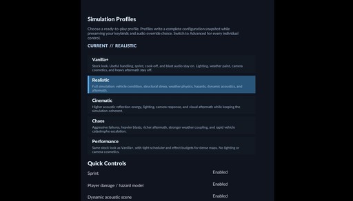 Realistic Physics Framework [WIP] preview