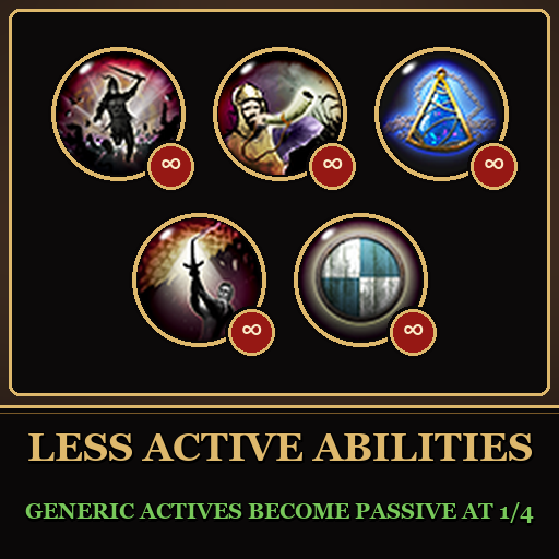 Less active abilities