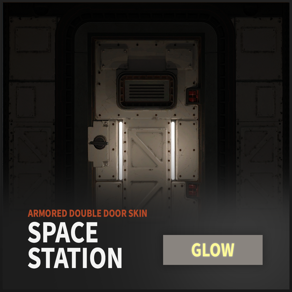Space Station | Armored Door (Glow+Transparant)