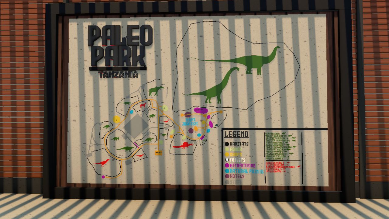Plan de Paleo Park - Tanzania