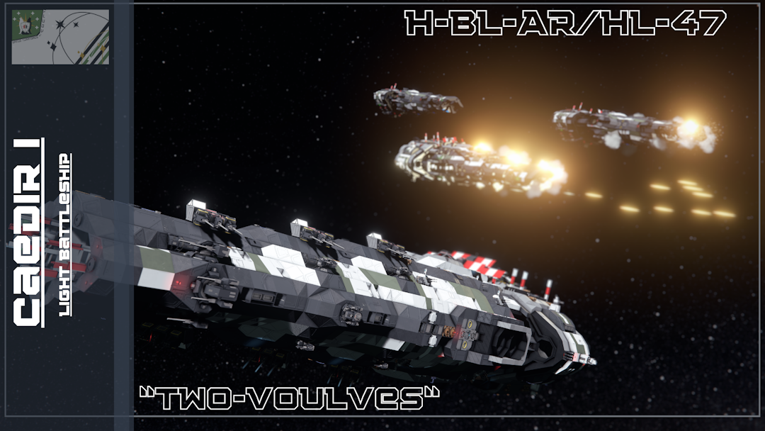 ~UIN~ Caedir Class Light Battleship // "Two-Voulves"