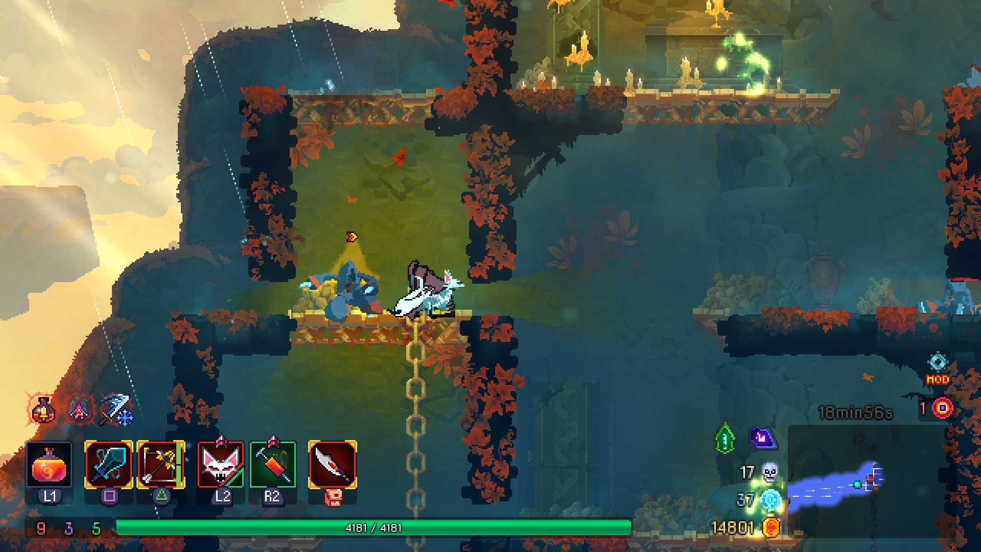 Геймплей Dead Cells