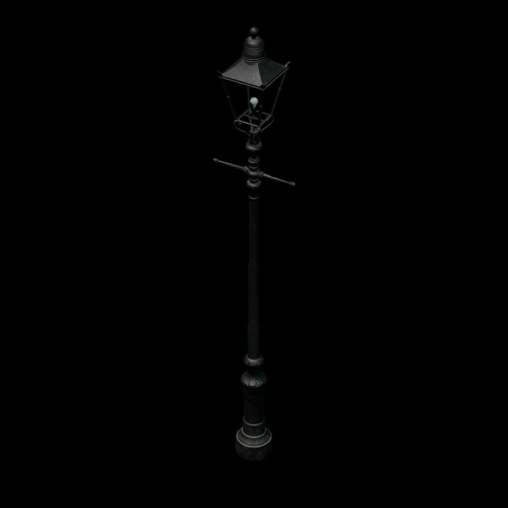 Street lamp Victorian - unlit