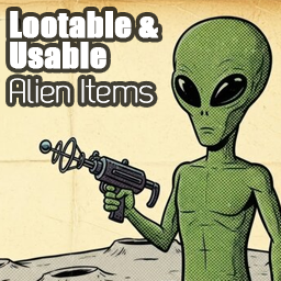 Lootable & Usable Alien Weapons