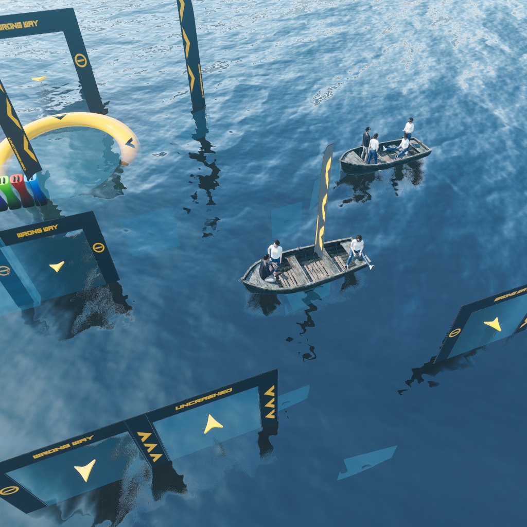 race map ocean