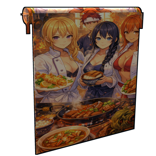 Food Wars Style - Anime Manga
