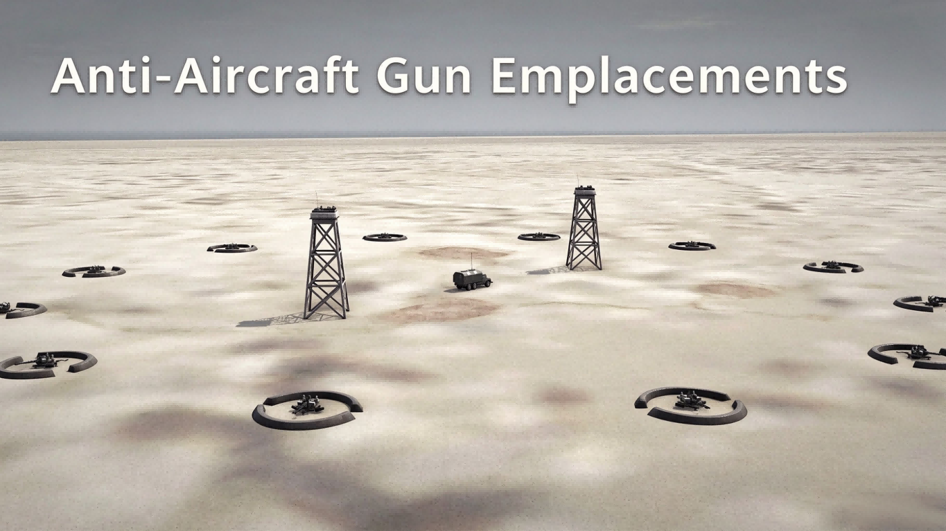 防空炮阵地 / Anti-Aircraft Gun Emplacements preview