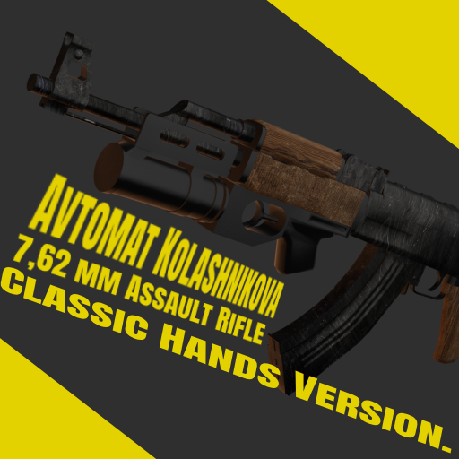 Avtomat Kalashnikova (AK-47) but with classic hands preview