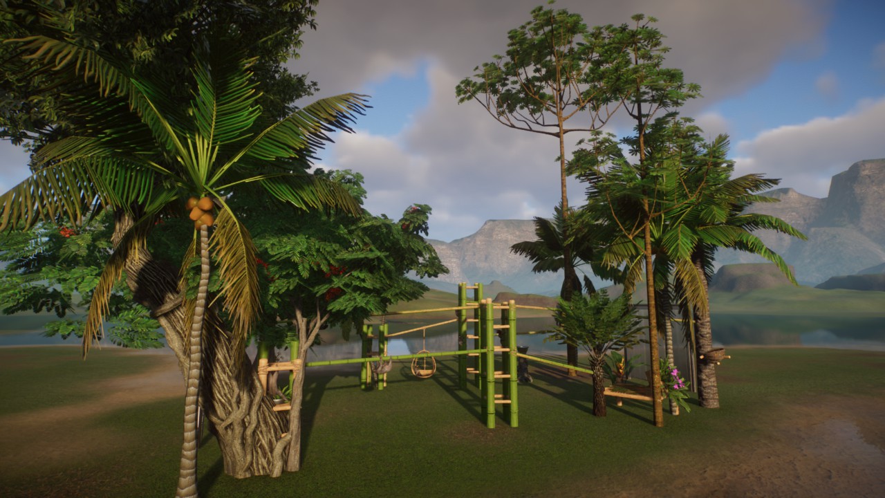 Natural sloth exhibit
