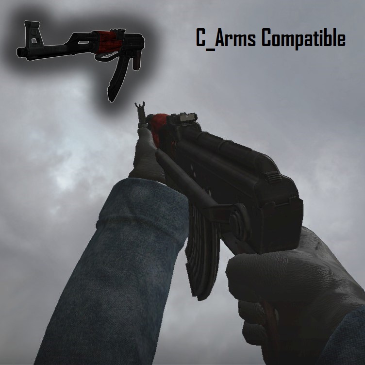 AKM Low Poly (CZ858) [C_Arms Compatible]