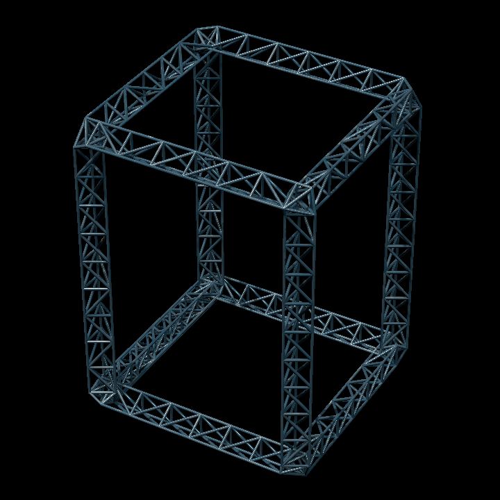 Girder constructions blue metal 1