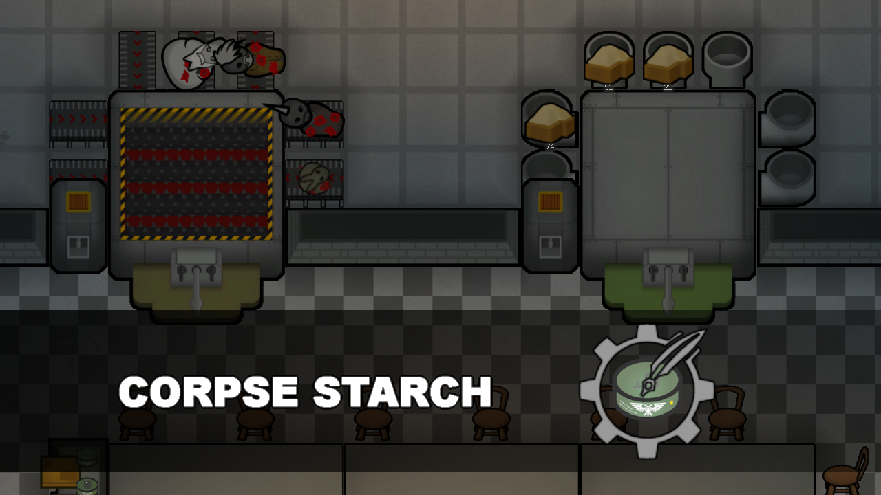 Corpse Starch mod preview for RimWorld