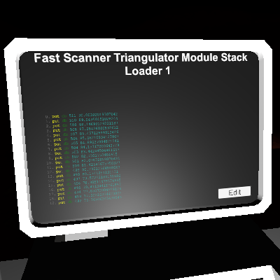 Fast Scanner Triangulator Module Stack Loader 1