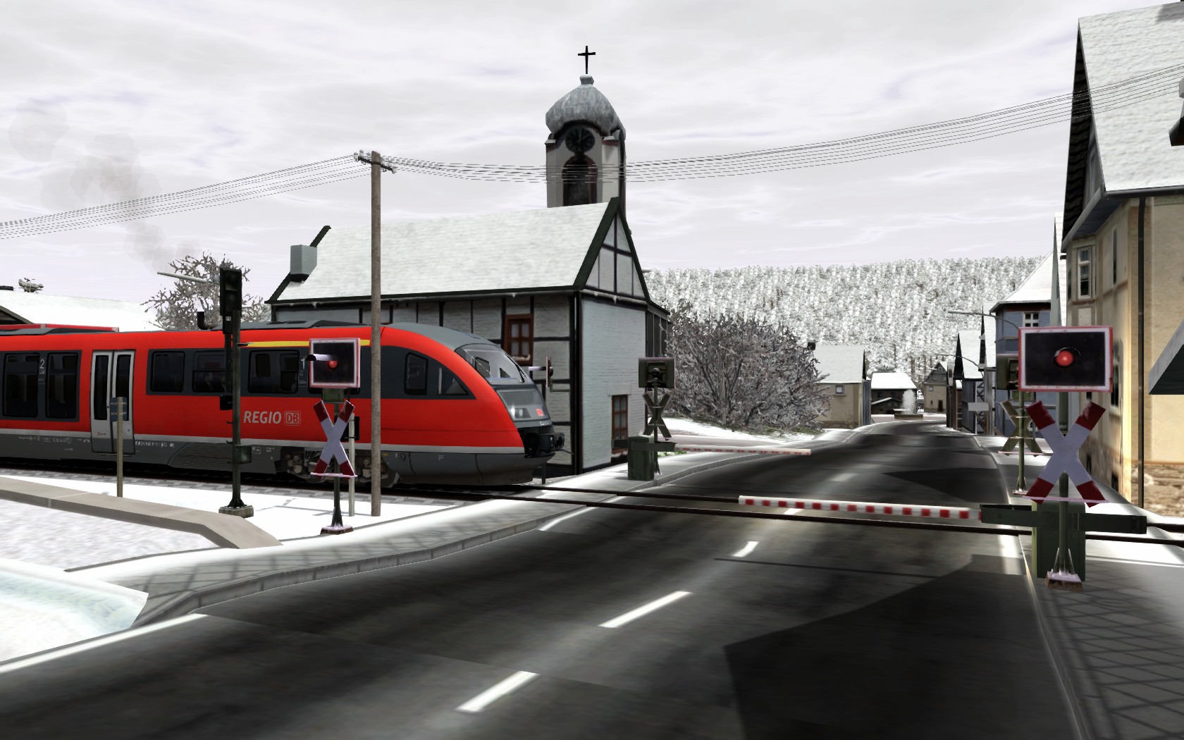 Der erste Schnee im Tal