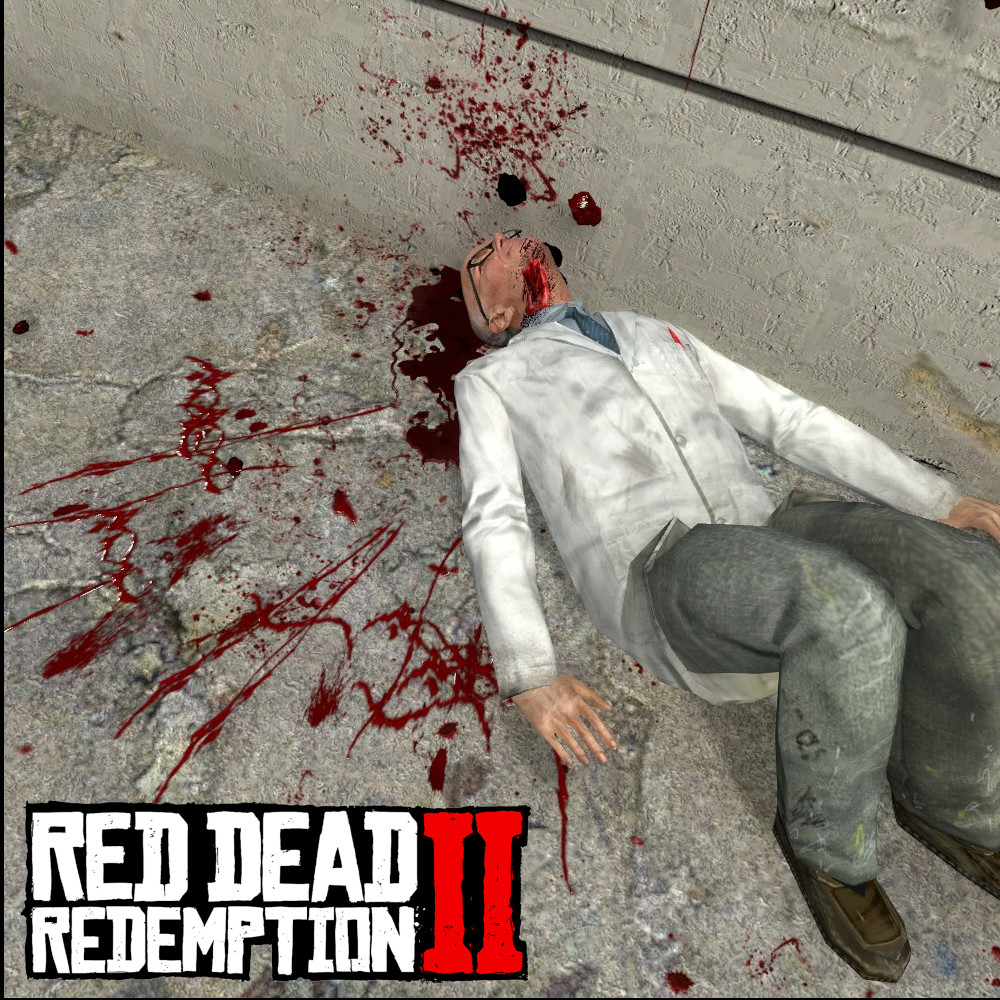 Red Dead Redemption 2 (3D blood) preview