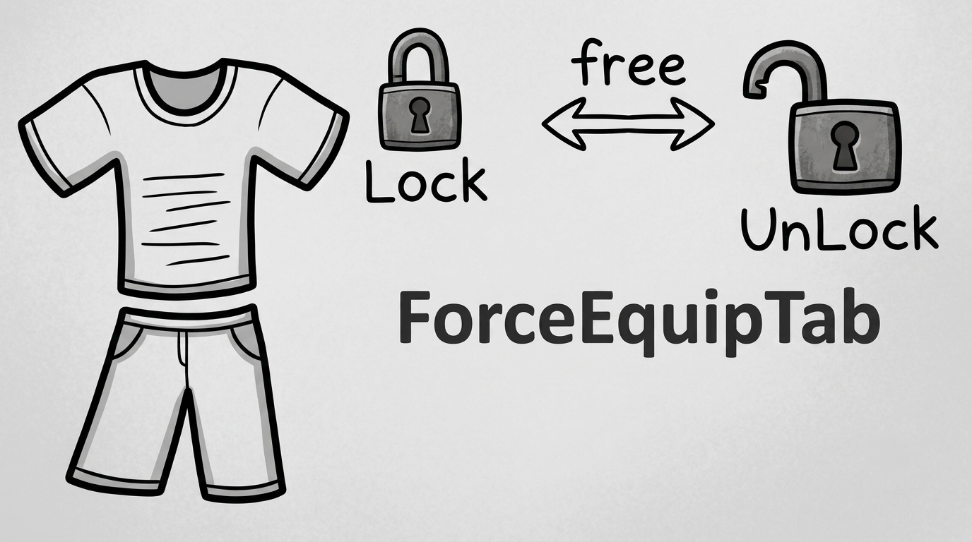 Forced Equipment Tab