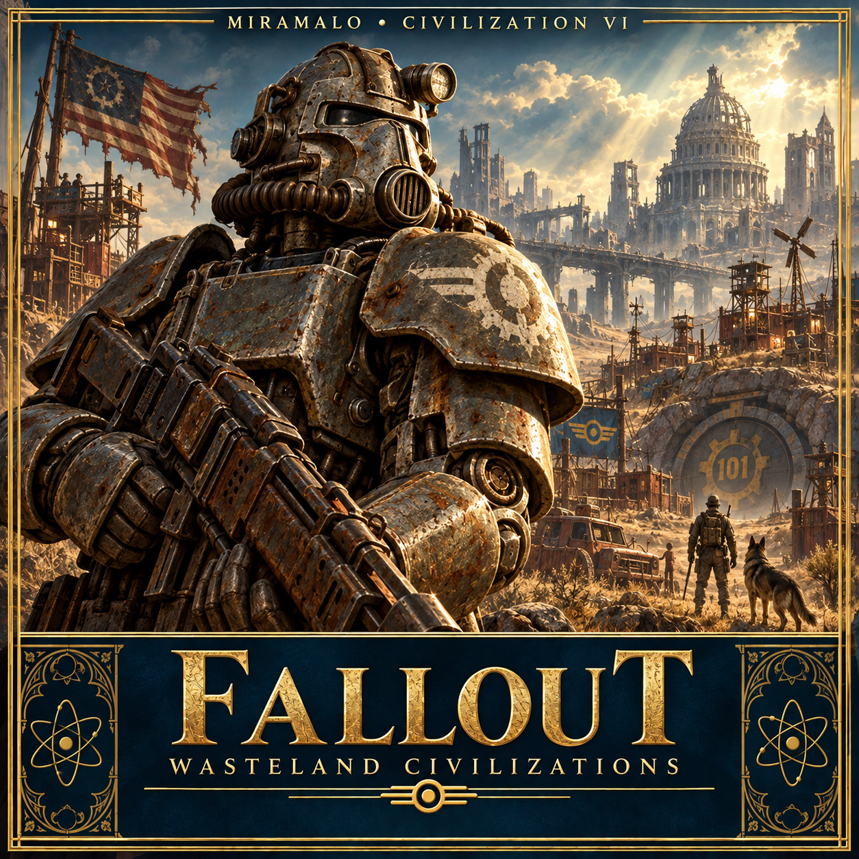 Fallout: Wasteland Civilizations — Civilization VI Pack preview