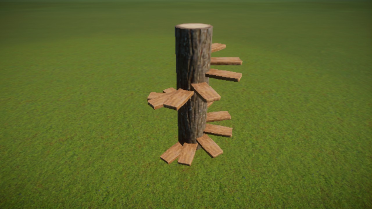 Escalera de madera