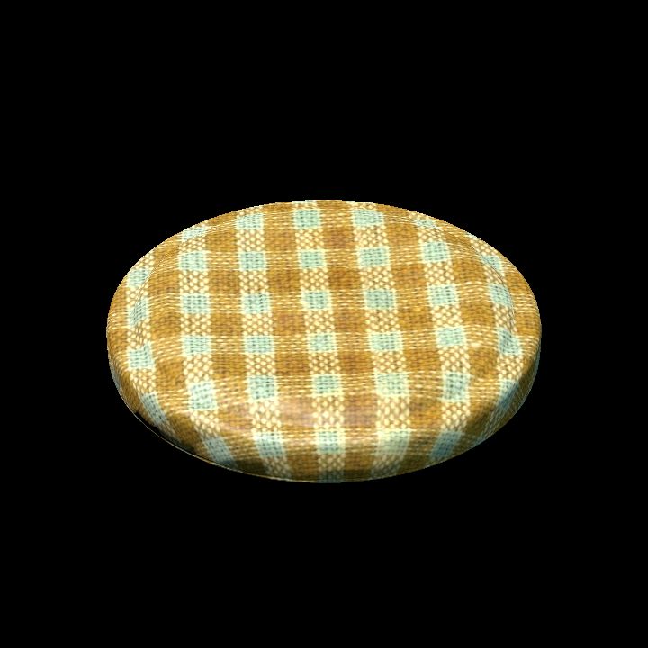 Glass jar lid orange