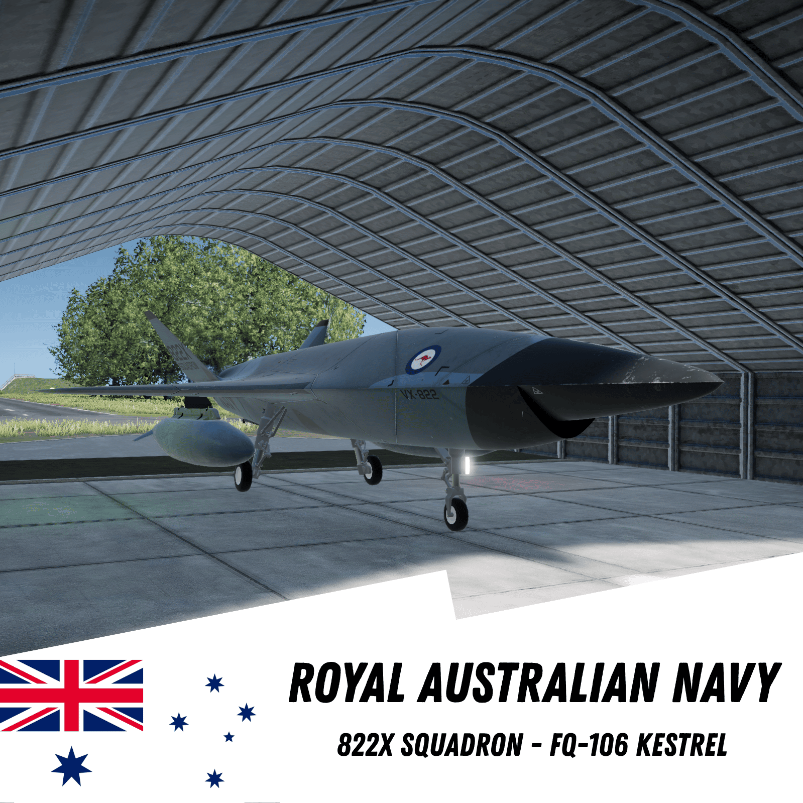 RAN 822X Squadron Kestrel