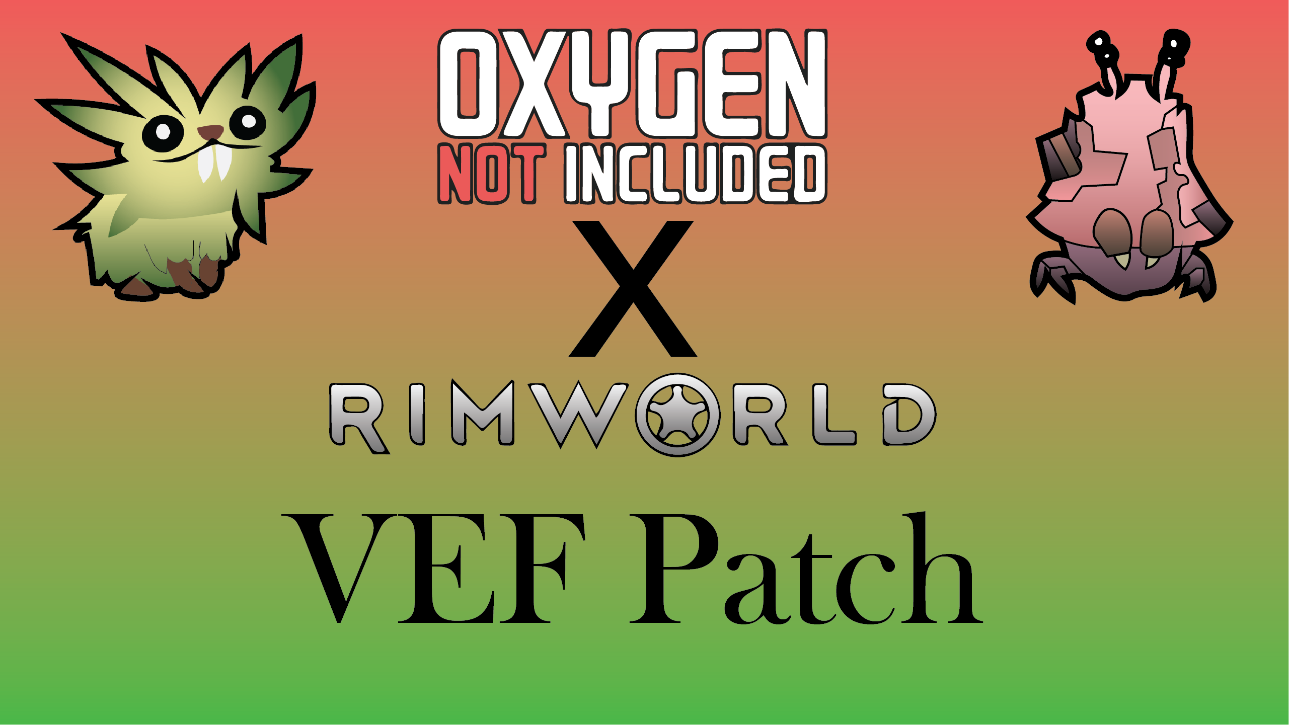 Oxygen Not Included x Rimworld VEF patch