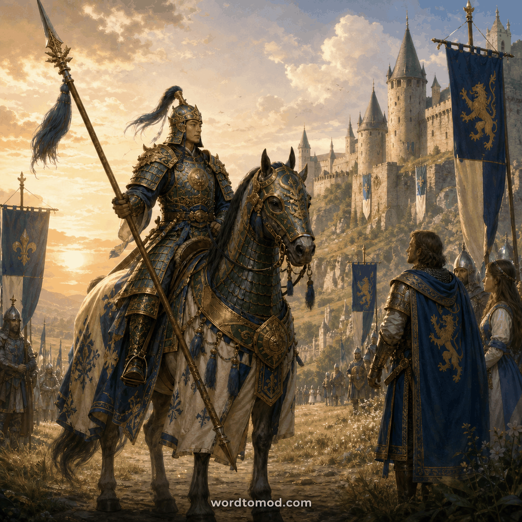 Dragon Guard Lancer Embassy for Bretonnia