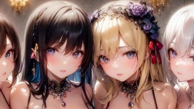 R-18 Random Waifu Girls animated Paintings Part 2 (Request)