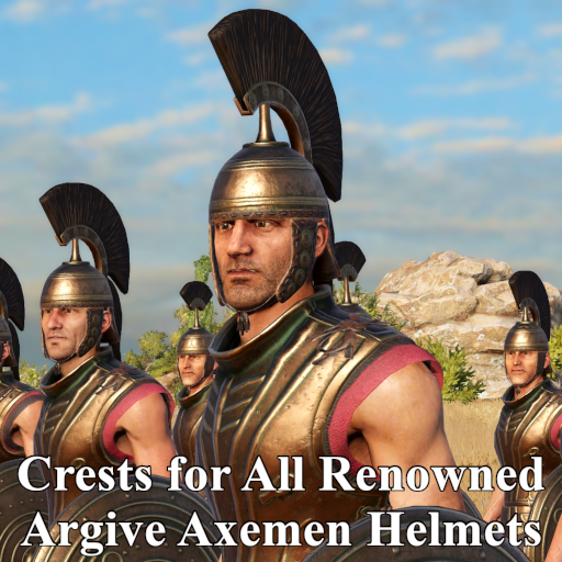 Crests for All Renowned Argive Axemen Helmets