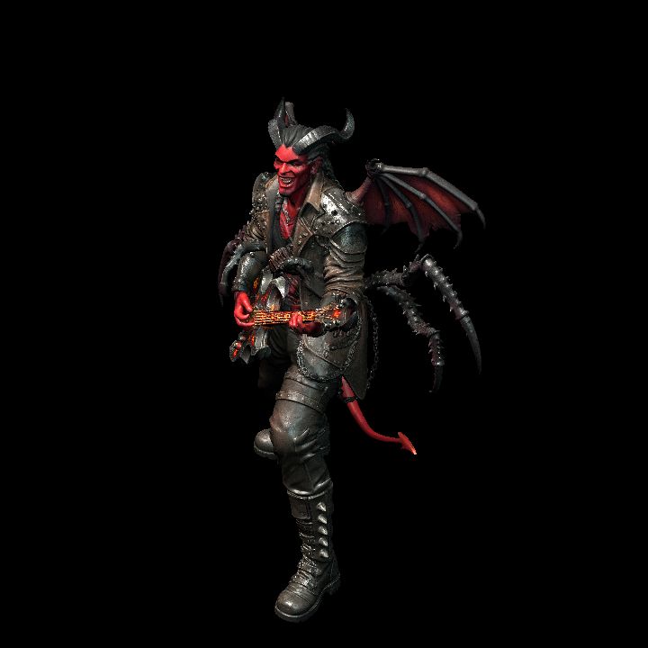 Tiefling rockstar