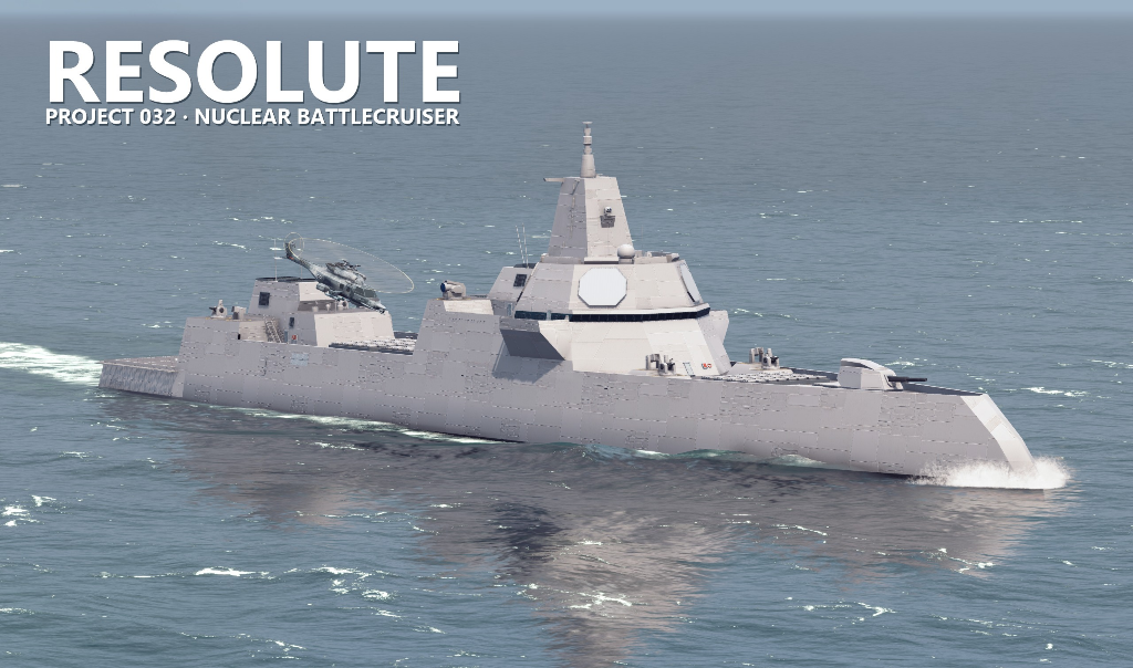 Resolute Class Nuclear Missile Battlecruiser preview