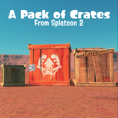 A Pack of Crates from Splatoon preview