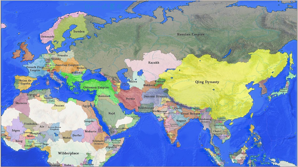 1806 The Napoleonic Wars(English Version)4x Map
