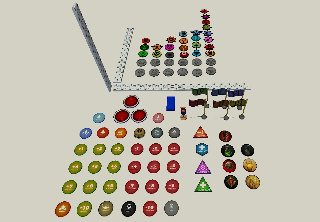 Tokens Banners Markers Rulers