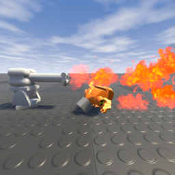 (Autonomous)Ai Flame Turret (made for import)