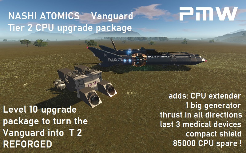 PMW-CV-Nashi Atomics Vanguard-T2 upgrade package