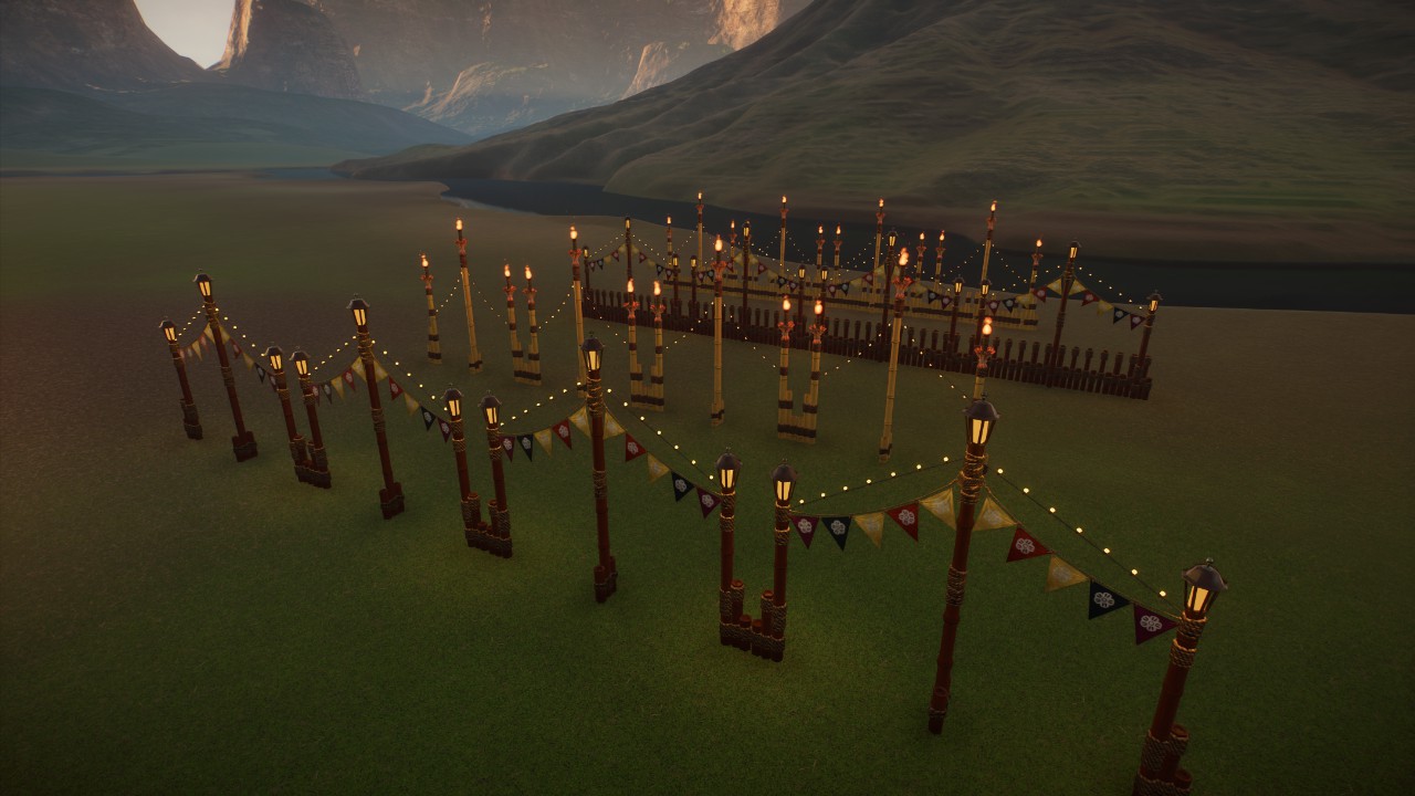 4 different tropical fences