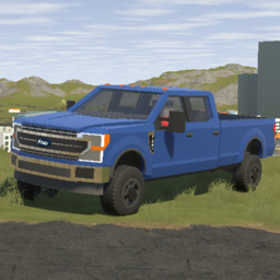 2020 Ford F-250 Lifted Bed Platinum [Low Poly]