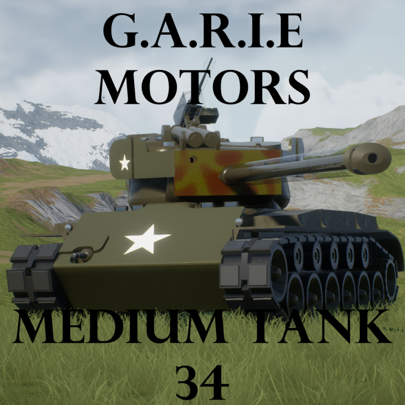 G.A.R.I.E Motors Medium Tank 34 B1-2 (GM-MT-34B1-2)
