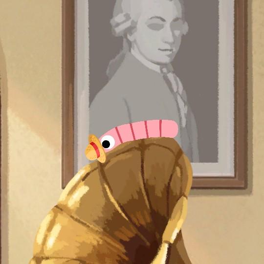 Selfie Worm Photo