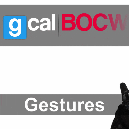 [GCAL] BOCW Gestures