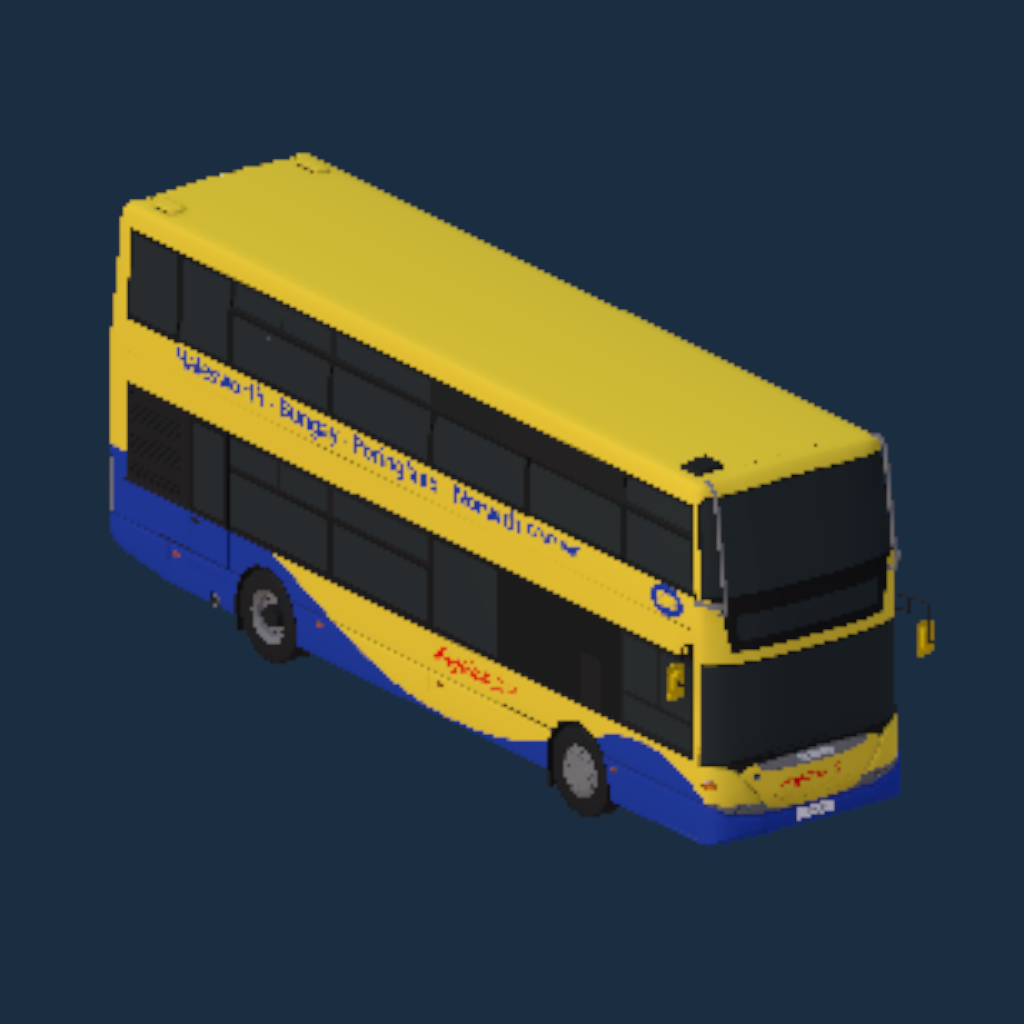 Go East-Anglia Anglian Bus Scania Omnicity Double Decker Route 588 Branded