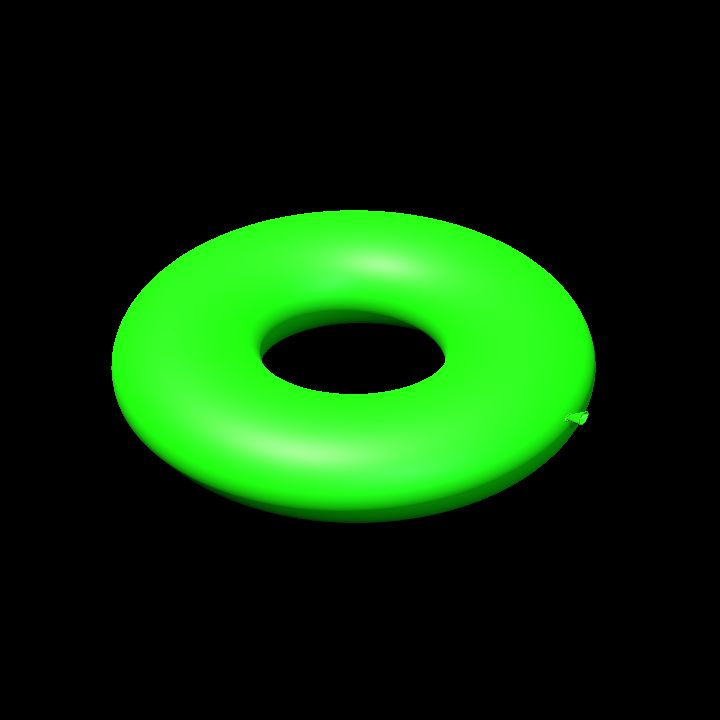 Rubber ring - green