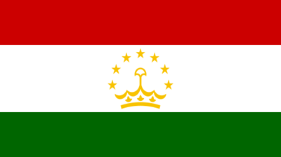 The flag of Tajikistan