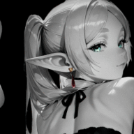 frieren dark background / colored 4K