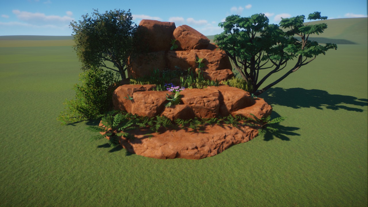 African Mountain Side