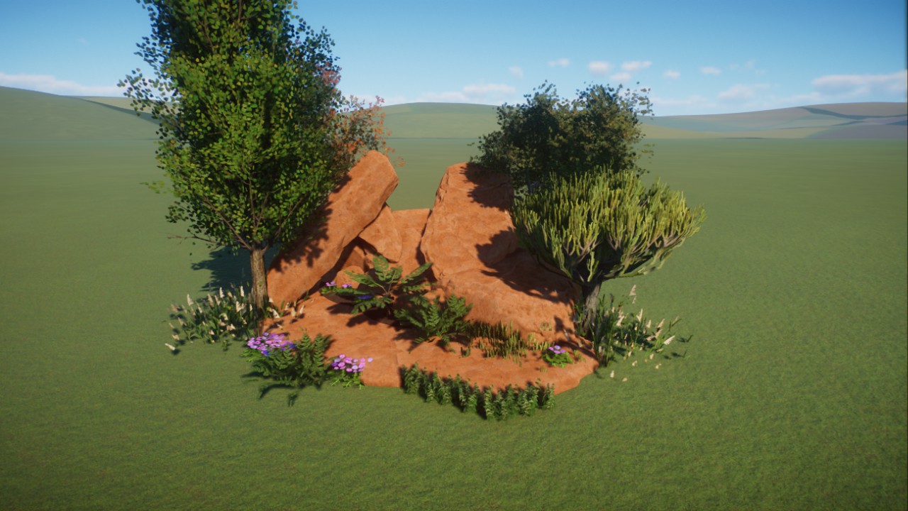 African Mountain Side 2
