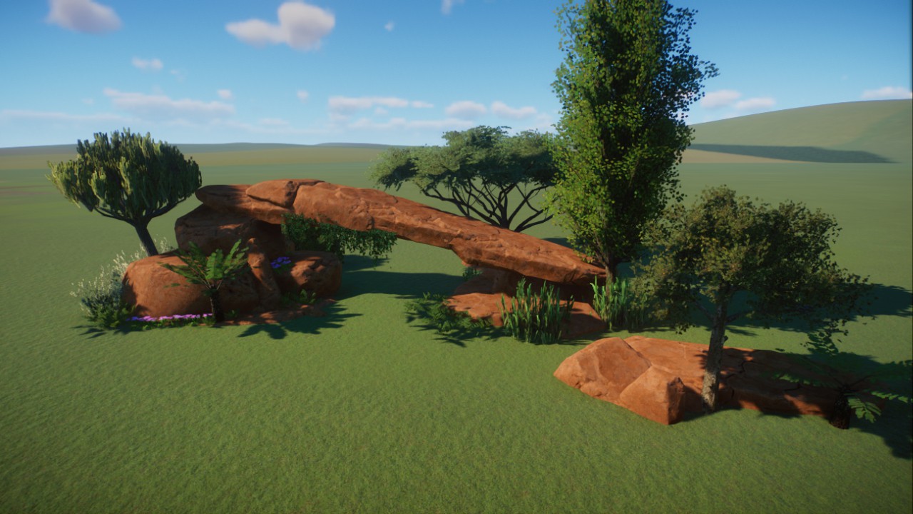 African Mountain Side 3